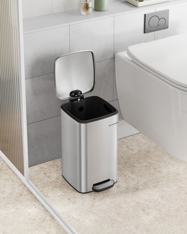 Kosmetikspand 8 liter sølvmetallic