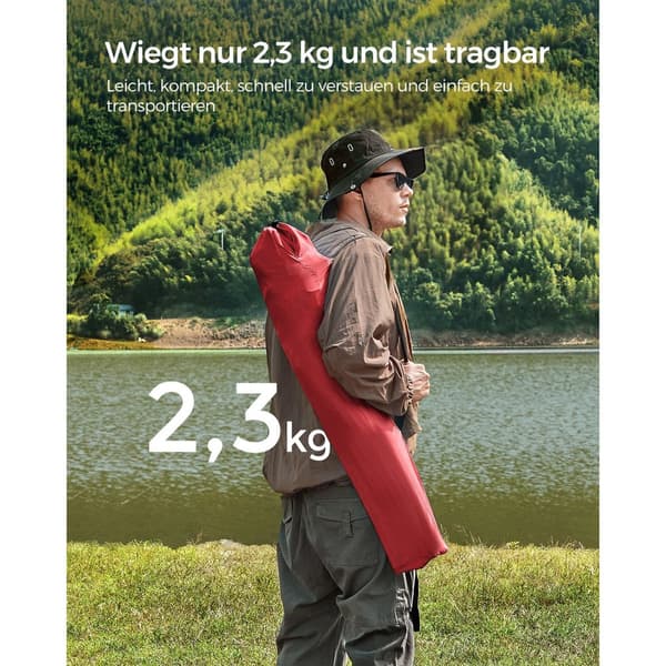 Hopfällbar campingstol set om 2