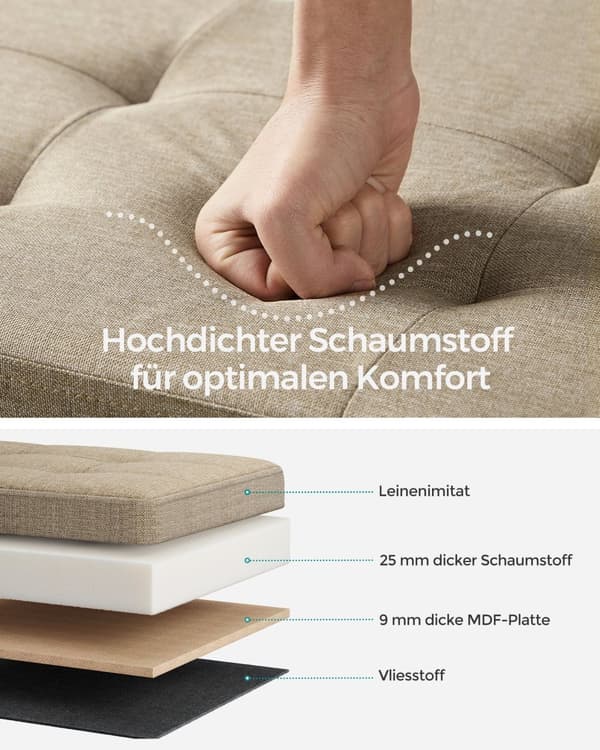 Bänk med förvaringsutrymme svart
