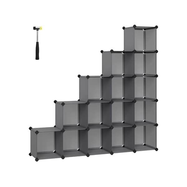 DIY-kenkäteline 16 kuutiosta 31 x 123 x 123 cm 31 x 123 cm.