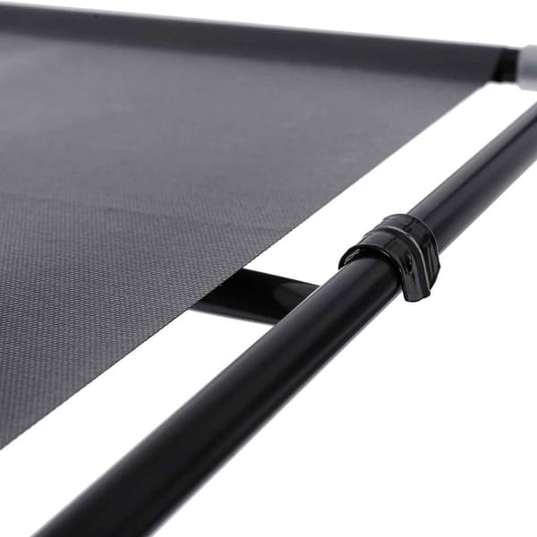 Bärbar garderob, hopfällbar garderob, klädförvaringsorganisatör med hängstång, hyllor, tygöverdrag, för sovrum, kapprum, 150 x 45 x 175 cm, grå LSF03
