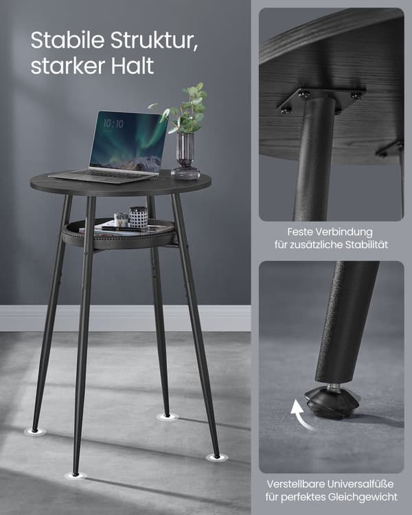 EKHO Collection Barbord med förvaringsutrymme Mid-Century-Modern stil