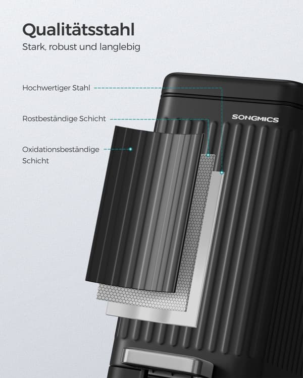 Kosmetikhink 10 liter med lock bläck svart