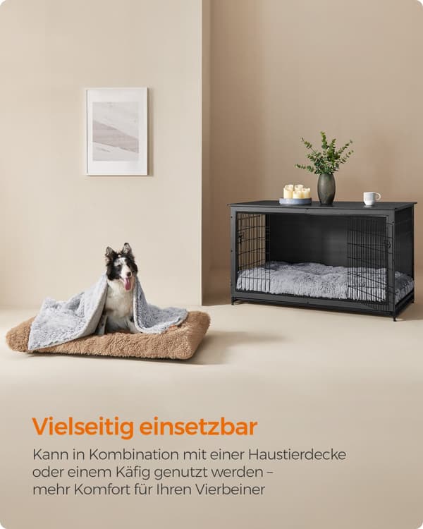 Hundbädd med mjuk stoppning 110 x 73 cm