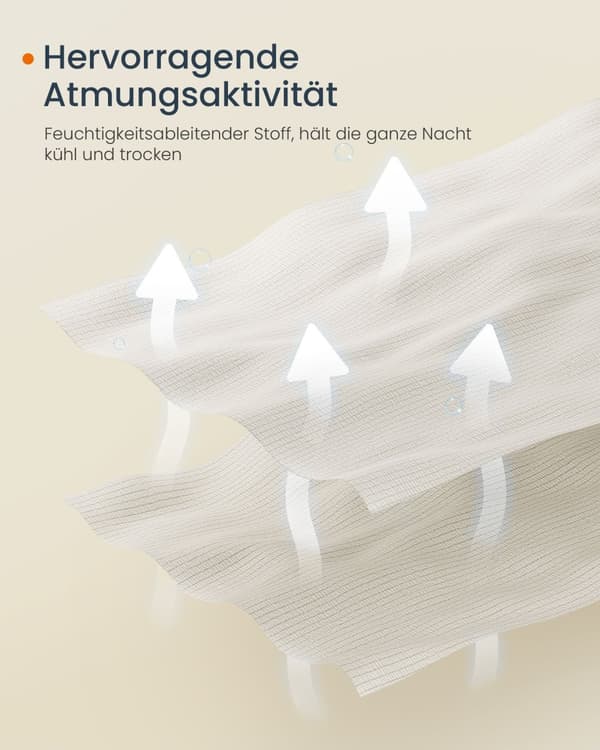 Pude 80 x 40 cm maskinvaskbar skyhvid