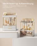 Miniatyrbillede 6 af 6: Make-up organiser 4 niveauer 20 x 32 x 39,1 cm, transparent
