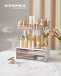 Miniatyrbillede 2 af 6: Make-up organiser 4 niveauer 20 x 32 x 39,1 cm, transparent