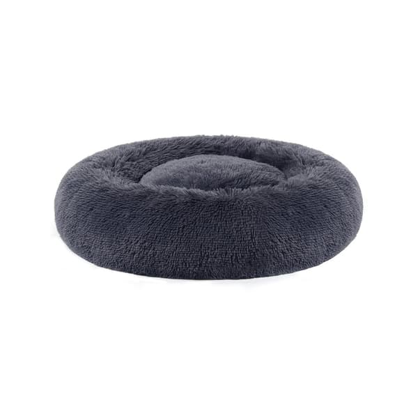 Koiran sänky, Donut kissan sänky, pörröinen rauhoittava lemmikkieläinten sänky, jossa on irrotettava, pestävä päällinen, pehmeä pitkä pehmo, 70 cm, t