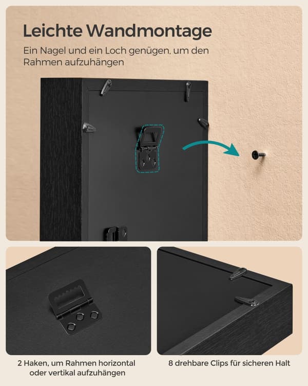 Bilderram DIY presentidé svart