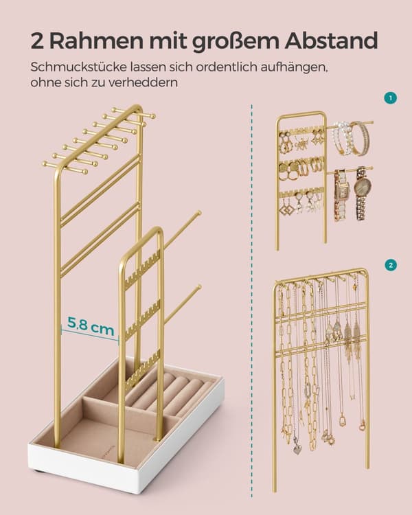 Koruteline metallikehys lahjaidea kullanvärinen kultainen