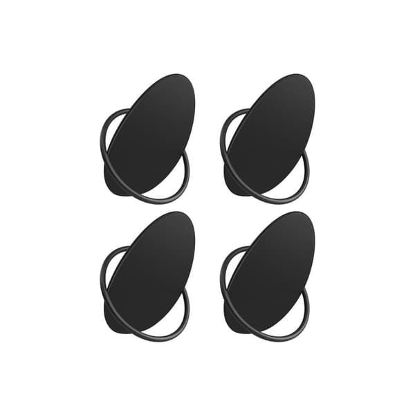 Kappkrokar 4-pack, väggkrokar för upphängning av jackor, handdukar, var och en håller upp till 5 kg, ägginspirerad design, för vardagsrum, sovrum, ha
