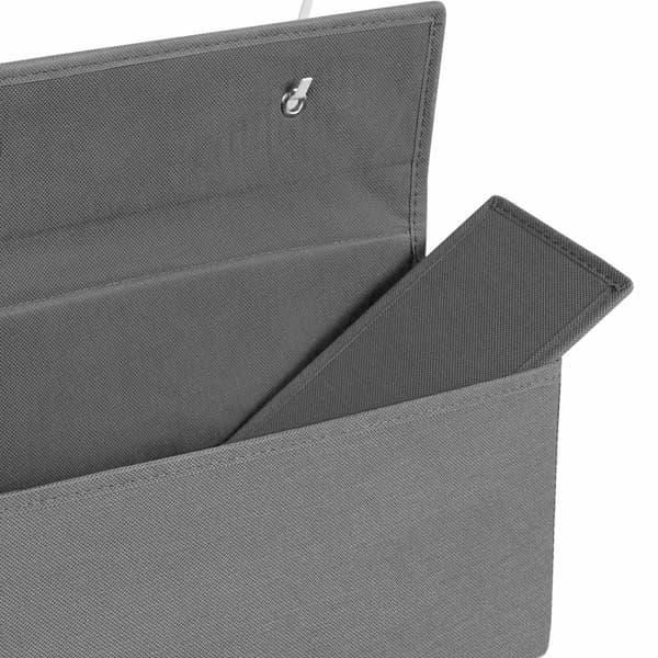 Opbevaring over døren med 4 lommer, væghængt opbevaringsorganizer, praktisk og rummelig, til børneværelse, kontor, soveværelse, 33,5 x 12 x 100 cm, g