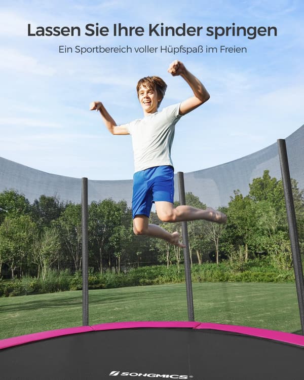 Trampolin Ø 366 cm med sikkerhedsnet