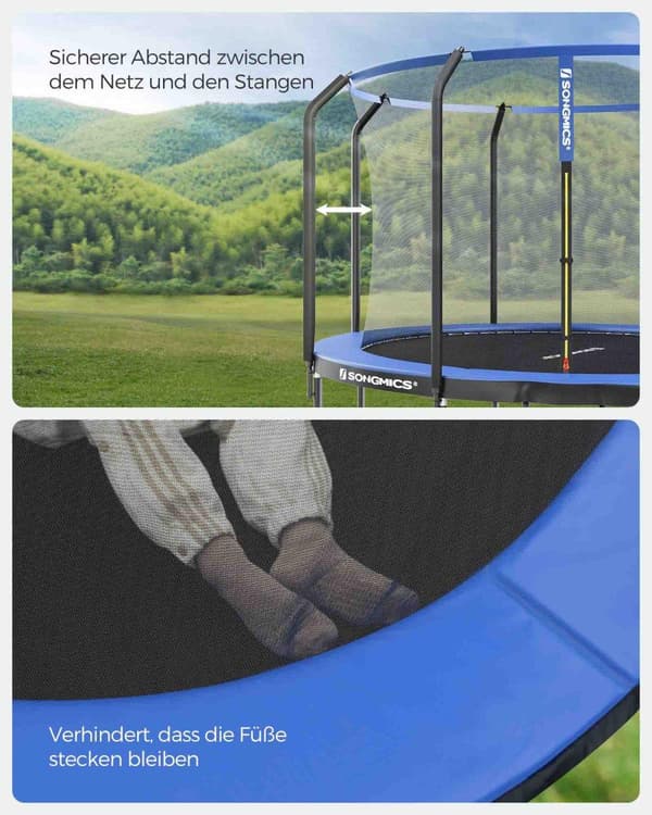 Trampolin 305 cm mörkblå