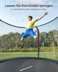 Miniatyrbild 2 av 6: Trampolin  Songmics, 305 cm svart-mörkgrön