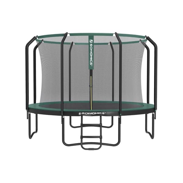 Trampolin  Songmics, 305 cm svart-mörkgrön