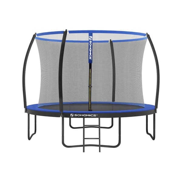 Trampolin Songmics Ø 305 cm, Sort, Blå