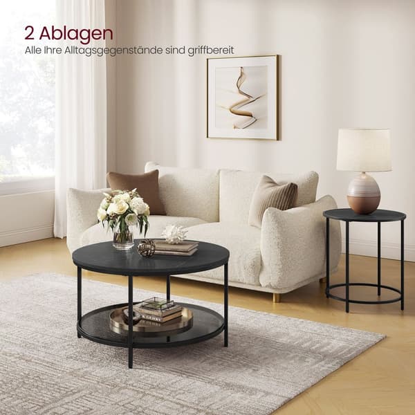 Vardagsrumsbord med glasskiva modern stil marmor-svart-ink-svart