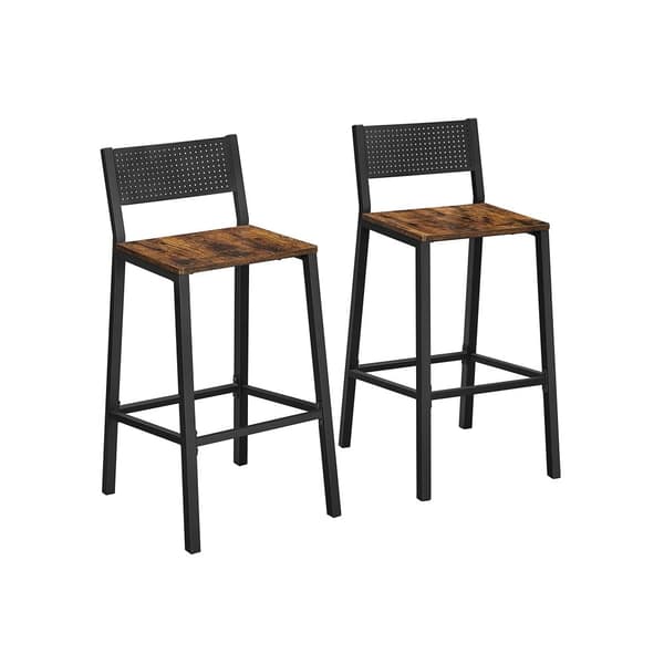 Barstol, Barstol, Köksstol, Köksstol, Vardagsrum, Matsal, Industriell design, Vintage Brown/Black LBC070B01