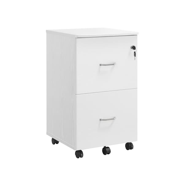 Mobil piedestal med 2 store skuffer