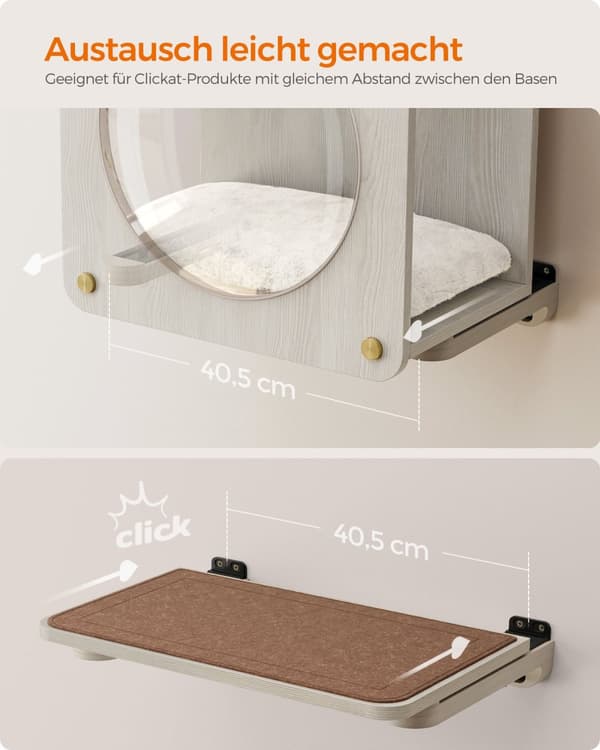 Clickat Collection - No. 010 Kissaluola seinäasennukseen