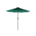 Miniatyrbillede 1 af 6: 290 cm haveparasol, UPF 50+, solafskærmning, 30° hældning i 2 retninger, håndsving til åbning og lukning, til udendørs haver, pool, balkon, terrasse,