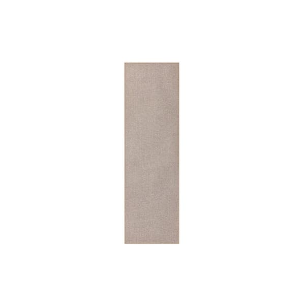 Matta 80 x 300 cm maskintvättbar kamelbrun