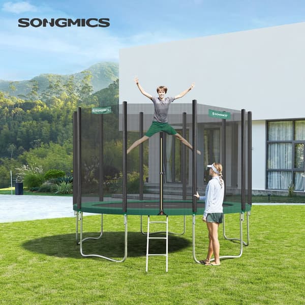Kantskydd för trampolin med rivtåliga tillbehör för trampoliner