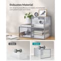 Miniatyrbild 5 av 6: Skokartonger set om 18 transparent-grå