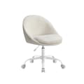 Pikkukuva 1 / 6: Home Office Sherpa Meikkituoli, pöytätuoli, vaahtomuovipehmuste, korkeussäädettävä, työhuoneeseen, makuuhuoneeseen, Cappuccino Beige/Cloud White
