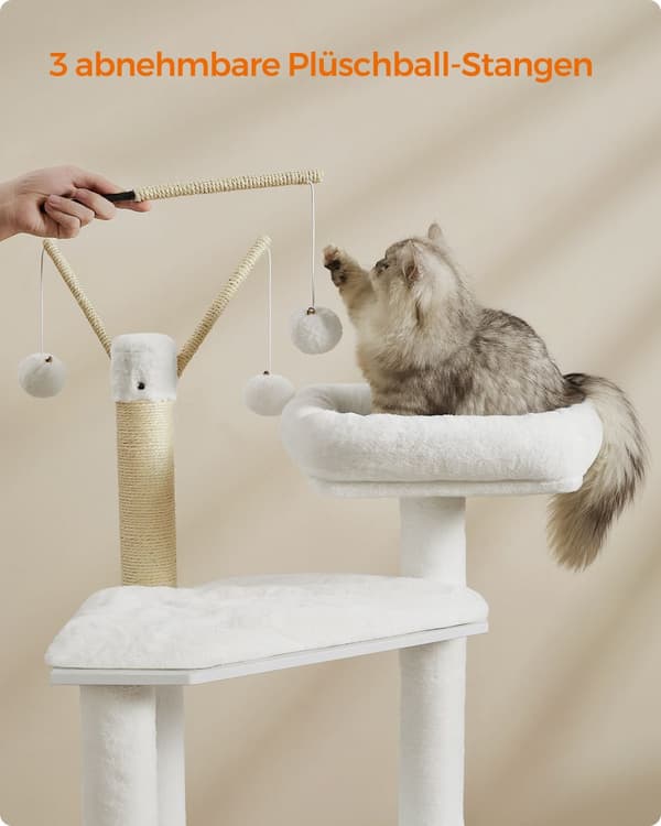 Klösbräda med kattlådeskåp 151 cm hög
