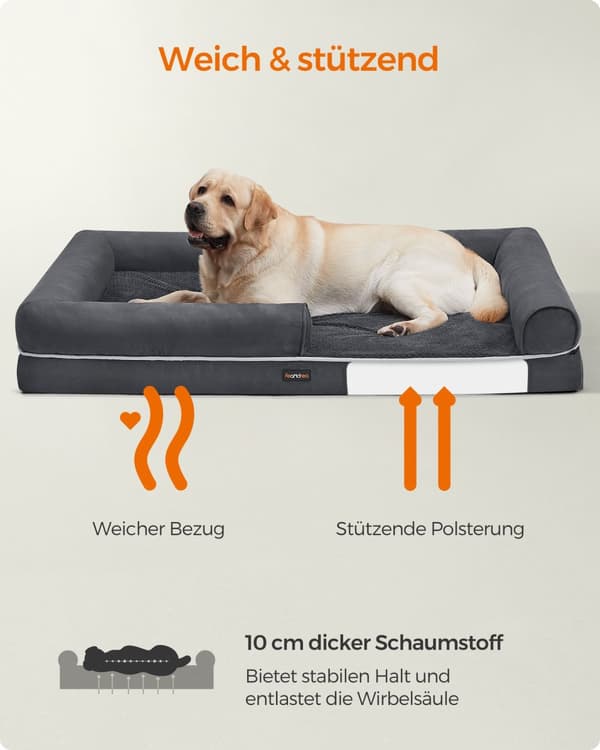 Ortopedisk hundbädd Hundkudde Hundkorg mjuk vaddering