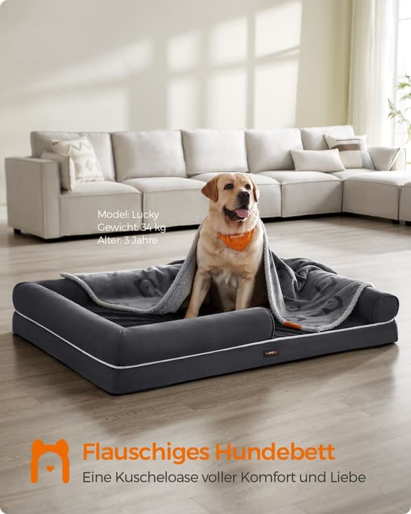 Ortopedisk hundbädd Hundkudde Hundkorg mjuk vaddering