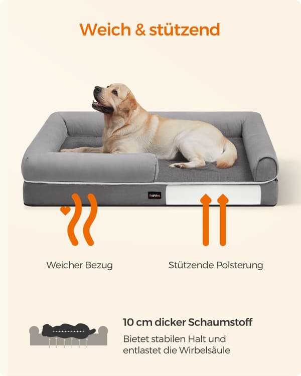 Ortopedisk hundbädd Hundkudde Hundkorg Mjuk stoppning Hundsoffa