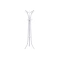 Miniatyrbillede 2 af 6: Heavy Duty Coat Hat Stand Rack Garment Coat Tree 9 Hook Metal, 176 cm Hvid