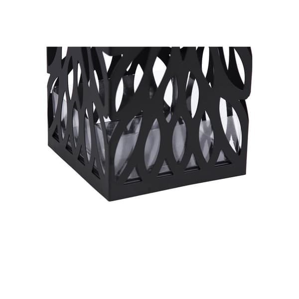 Metallinen sateenvarjoteline, moderni neliön muotoinen sateenvarjoteline, 15,5 x 15,5 x 49 cm, 4 koukkua ja irrotettava tippa-alusta, eteiseen, toimi