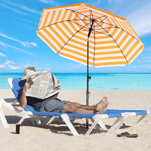 1,6 m parasoll, strandparaply, solskydd med UPF 50+, bärbart åttkantigt skärmtak, vippmekanism, luftventil, bärväska, för strand, trädgård, balkong,