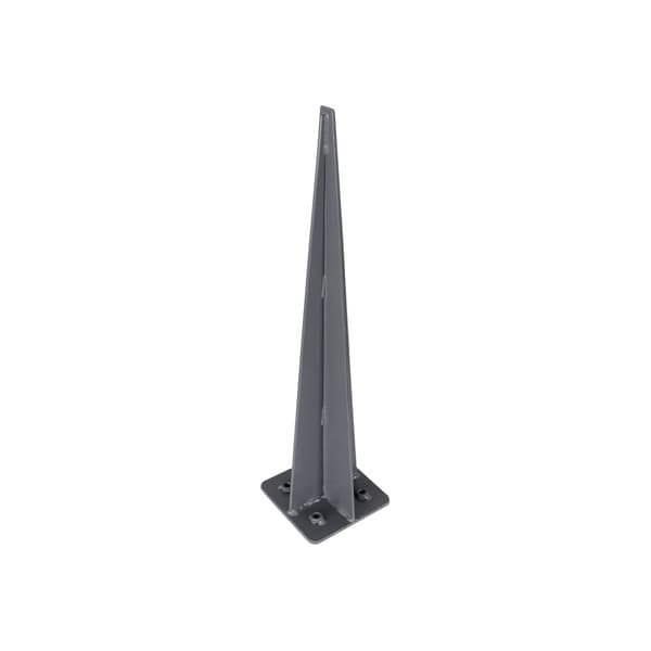 Stolpankare av metall, grå, sprutad, markankare, drivankare 46 X 11,5 X 11,5 cm
