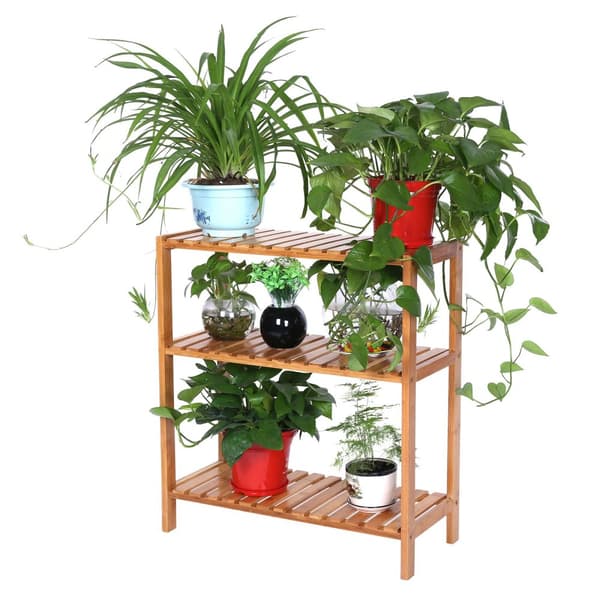 Bambuhylla för badrum/kök/skohylla, 60 x 26 x 66 cm Perfekt för badrummet, vardagsrummet, hallen, köket eller balkongen.