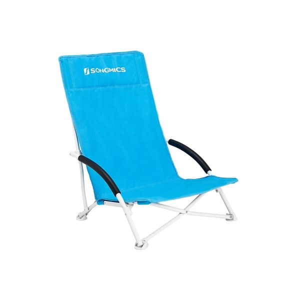 Strandstol med højt ryglæn