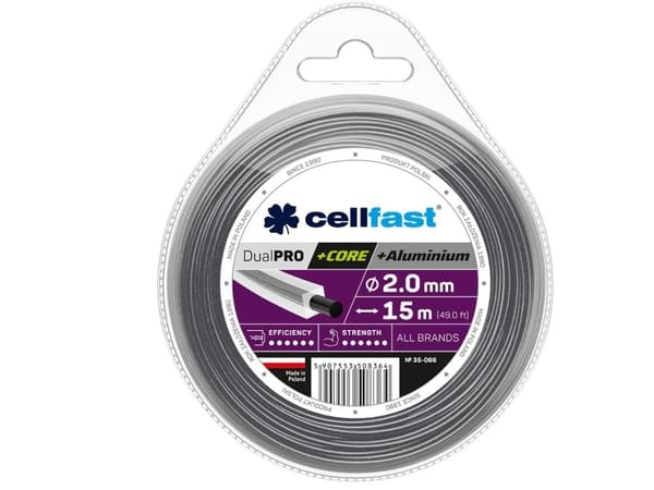 CELLFAST SKJÆRELINE MED KJERNE 3,0*15m FIRKANT
