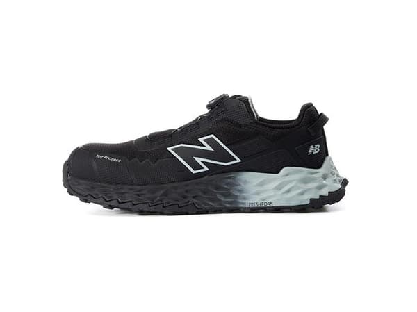 New Balance Cremorne sort sikkerhedssko med Fresh Foam mellemsål, giver høj komfort, god støtte og blød stødabsorbering. S.42