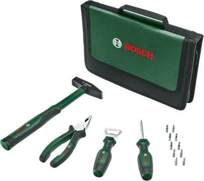 Bosch Easy Starter - Verktøyssett - 14 deler - inn zipped case
