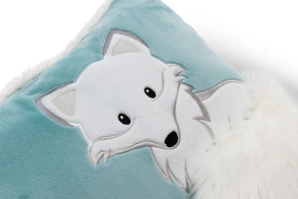 NICI 61306, Blå, Vit, Rektangulär, Polyester, Dekorationskudde