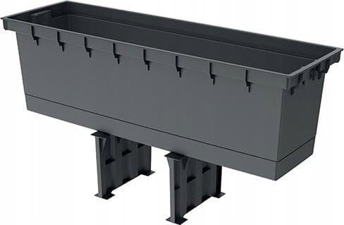 Prosperplast Urbi DUC800M Antracit balkongblomkruka