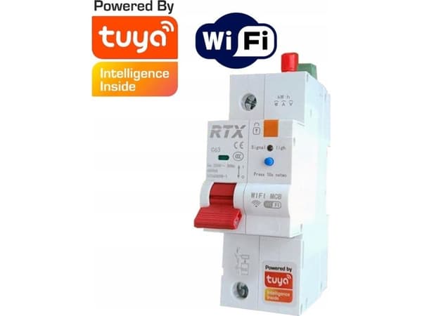 RTX Fuse 1x 63A WiFi Tuya # Energimätning