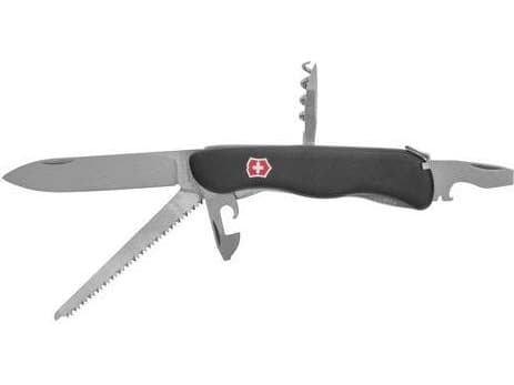 Victorinox Forester, Fällkniv, Kniv med flera verktyg, Spey point, Rostfritt stål, Polyamid, Svart
