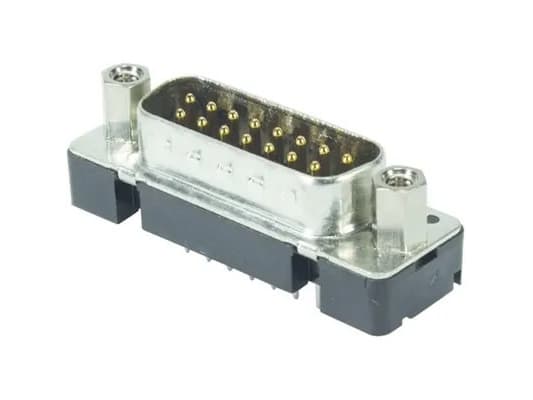 Harting DSUB SV MA SSDP STR 50P AU2, D-Sub 50-pin M, musta, metalli, polybuteenitereftalaatti (PBT), teräs, termoplastinen hartsi, kupariseos, 10 mO,