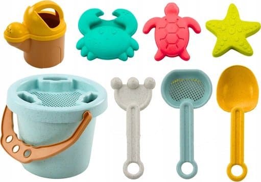 LeanToys Sandhink Spade Kratta Sil Gjutformar Pastell