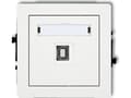 Pikkukuva 3 / 3: Karlik USB-AB pistorasia Karlik Deco DGUSB-3 single 2.0 valkoinen